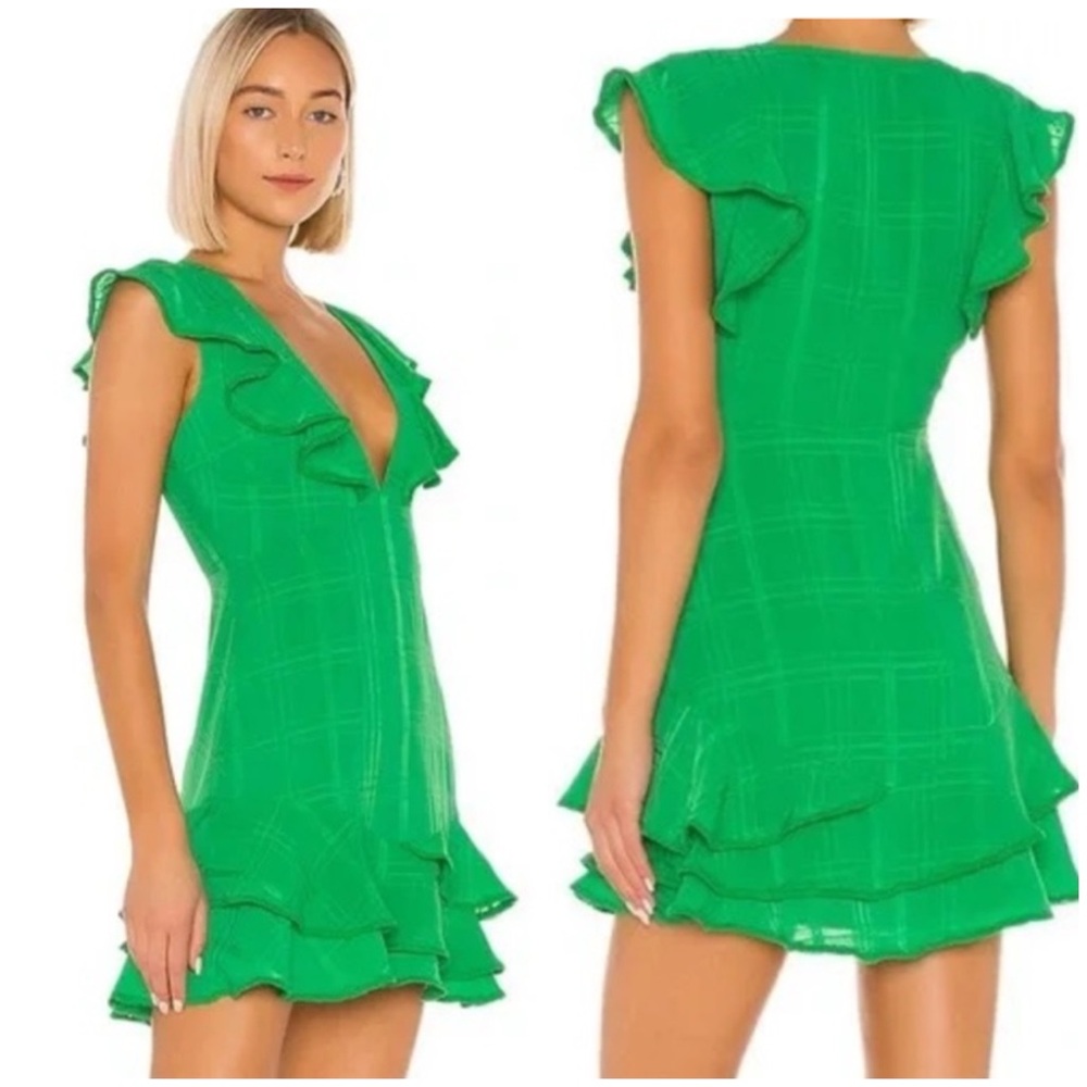 NWOT Privacy Please Monarch Mini‎ Ruffled dress Size S